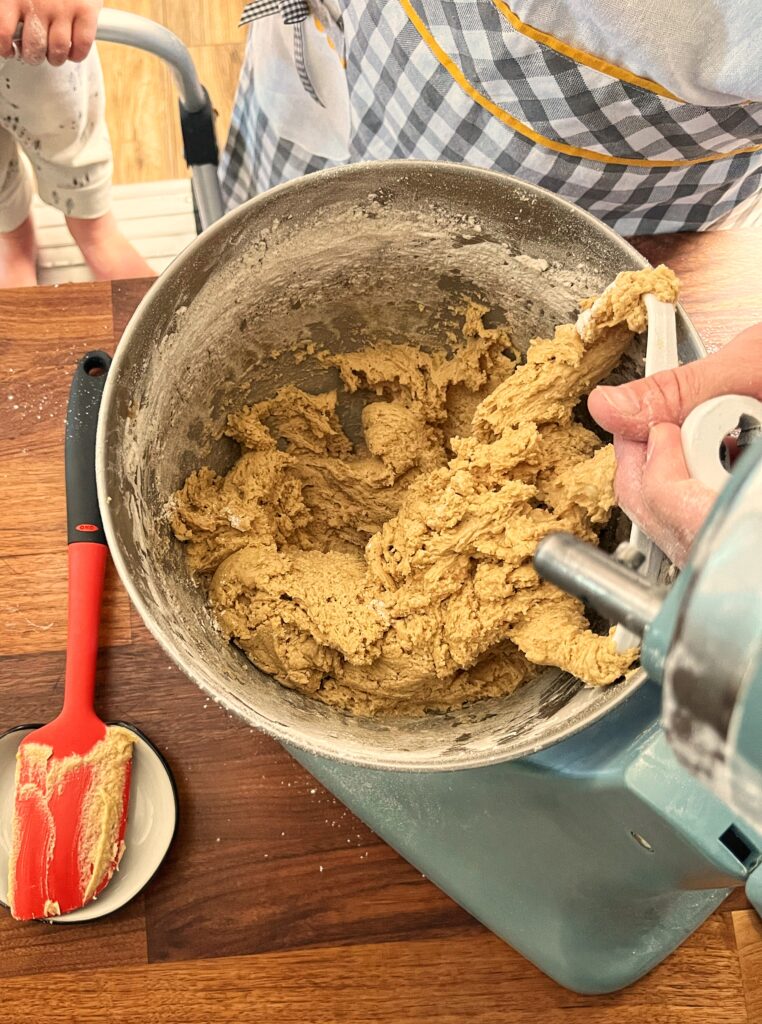 chocolate chip pizookie dough step 3