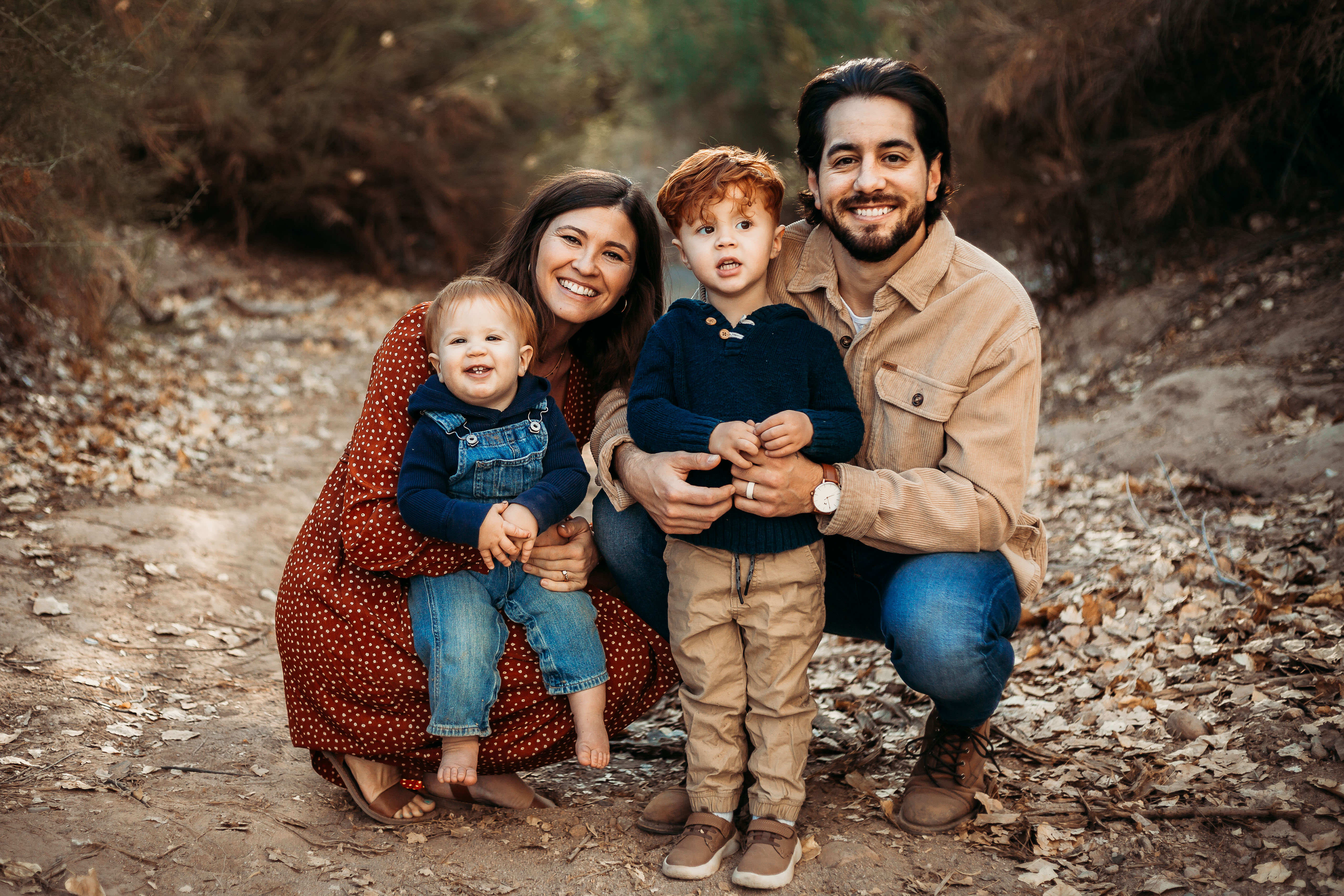 barrera close up family photo