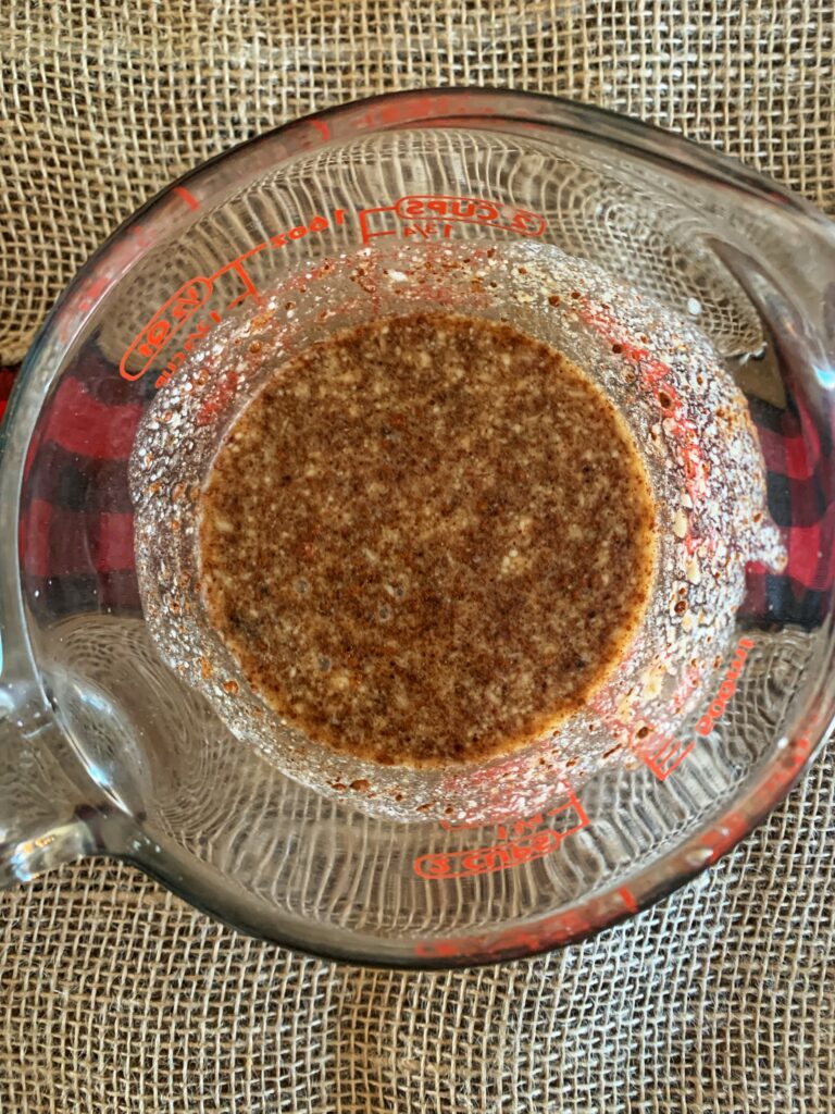 spice/butter/coconut milk mixture