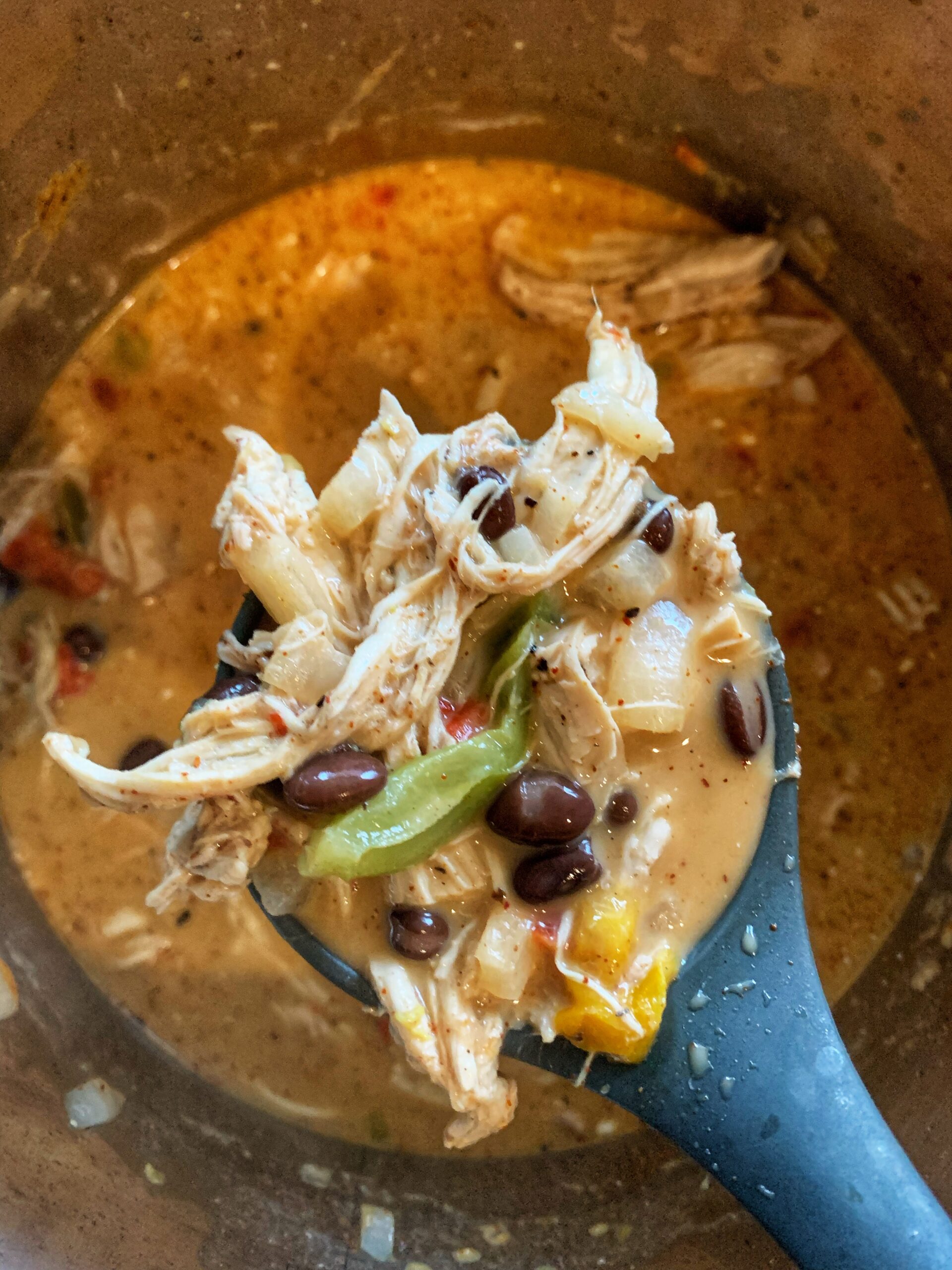 Husband’s Favorite Creamy Tortilla Soup with Rotisserie Chicken